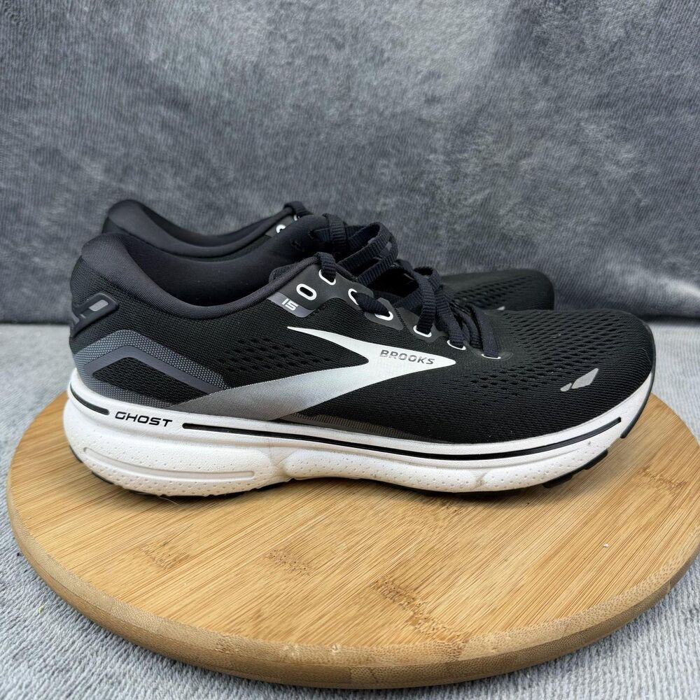 Brooks Ghost 15 Shoes Womens Size 8.5 Black Running Sneakers 1203801B012